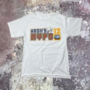 2000S Steve Nash Foundation Mvps Phoenix Suns White T Shirt Small Gildan
